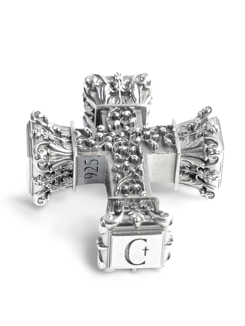 Floral Cross Pendant