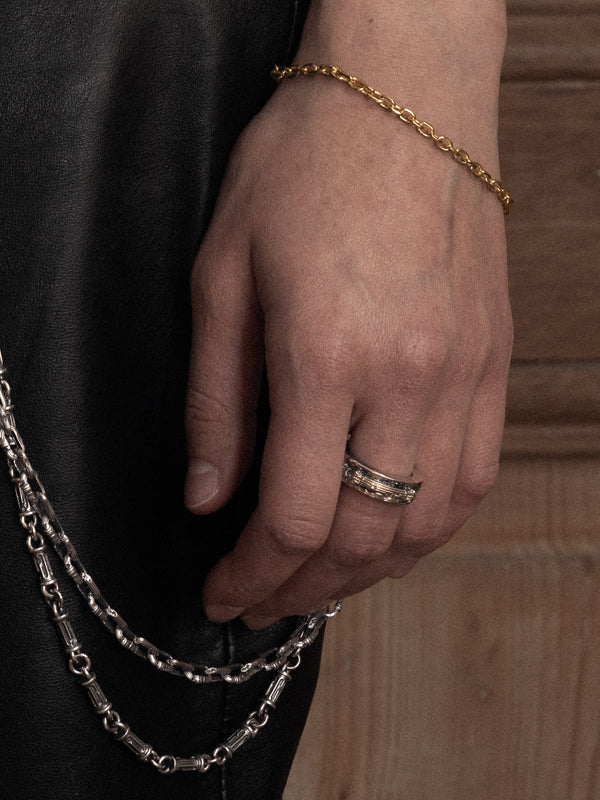 Chapel Chain Bracelet, Medium, 18K gold