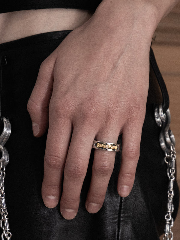 Révélé Spacer Ring, natural diamonds, two-tone