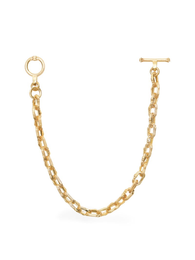 5mm Column-Link Bracelet, 18K gold