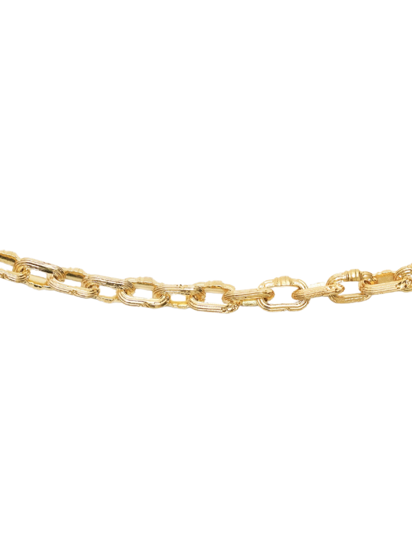 5mm Column-Link Necklace, 18K gold