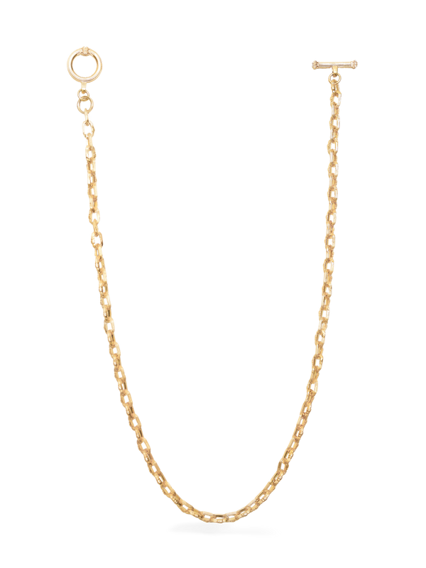 5mm Column-Link Necklace, 18K gold
