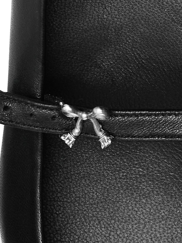 Bow-Buckle Ballet Flat