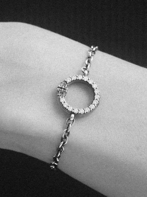 Corinthian Icon Bracelet, Natural Diamonds