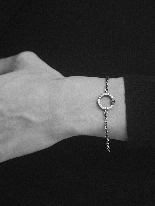 Corinthian Icon Bracelet, Natural Diamonds