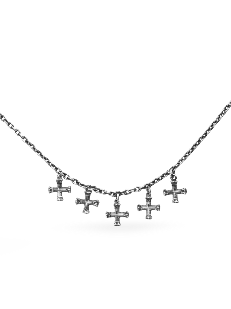 Tiny Crucifix Bracelet, 5 Motifs