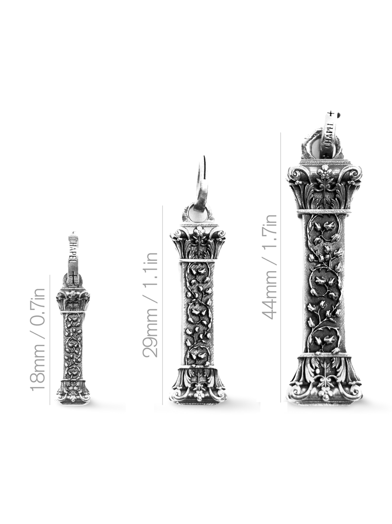 Floral Column Pendant