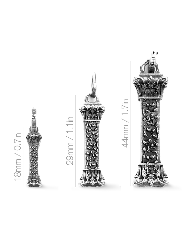 Floral Column Pendant