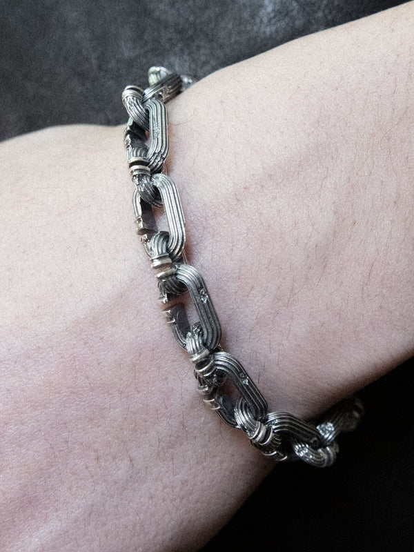 10mm Column-Link Bracelet