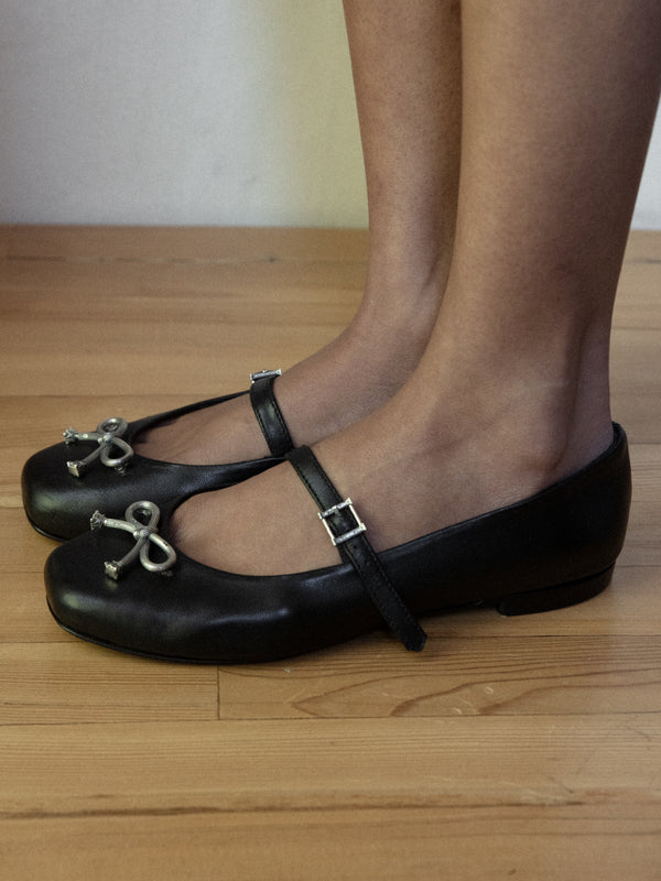 Corinthian Bow Ballet Flat