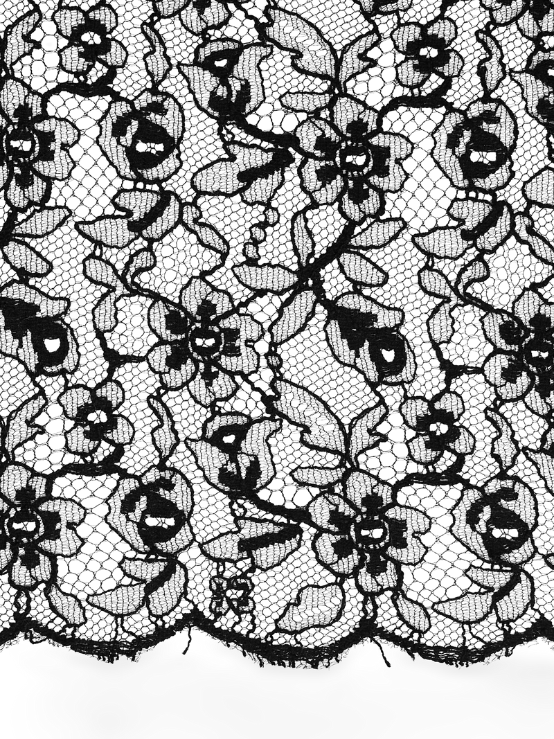 Reliquary Leather and Lace Skirt