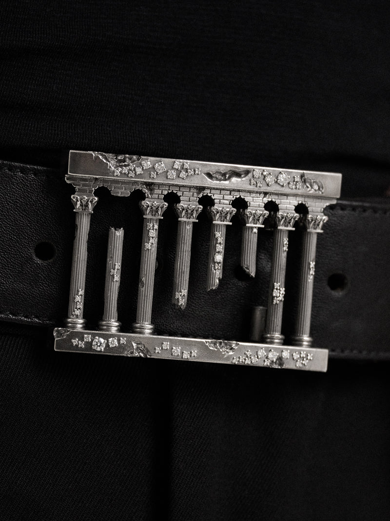 Ruin Buckle, Natural Diamonds on Consecration Paneled Strap