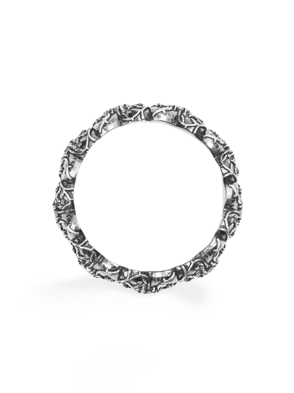 Sacré Coeur Wrap Ring, Natural Diamonds