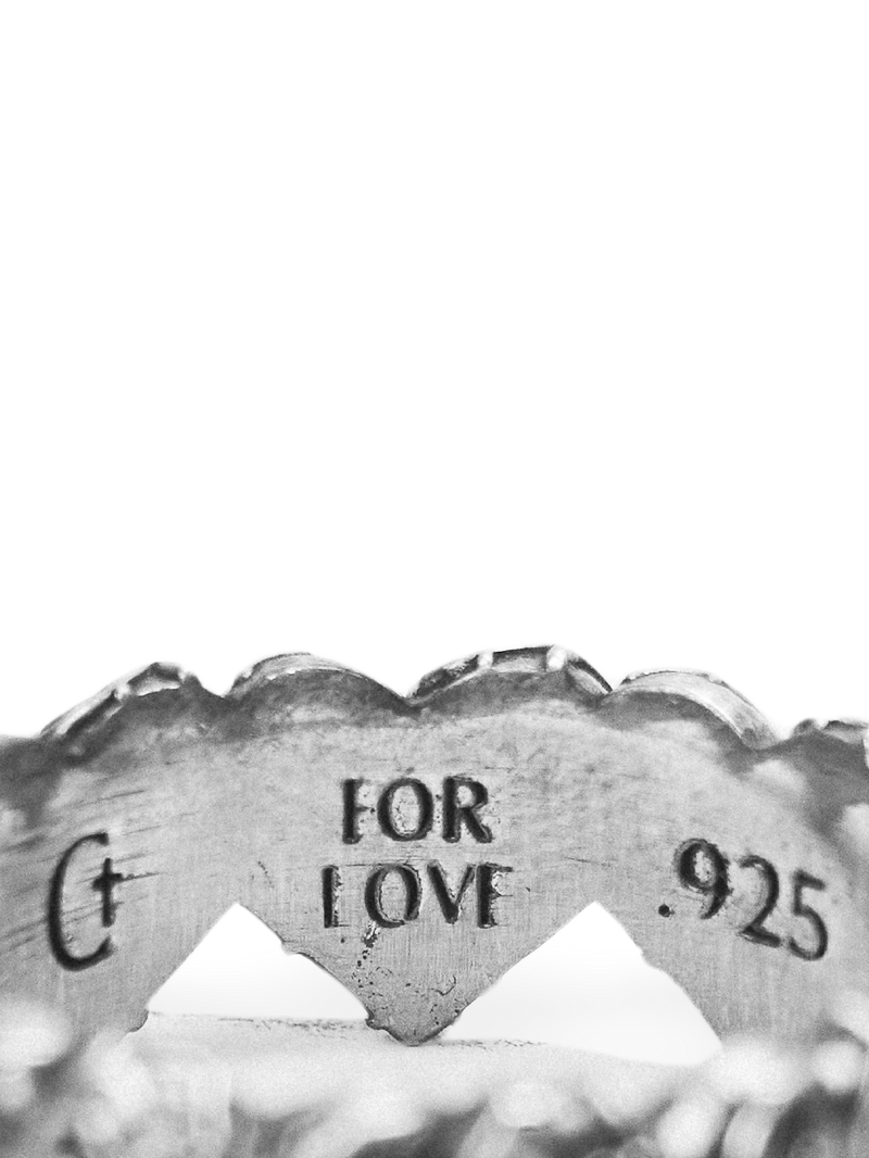 Sacré Coeur Wrap Ring, Natural Diamonds