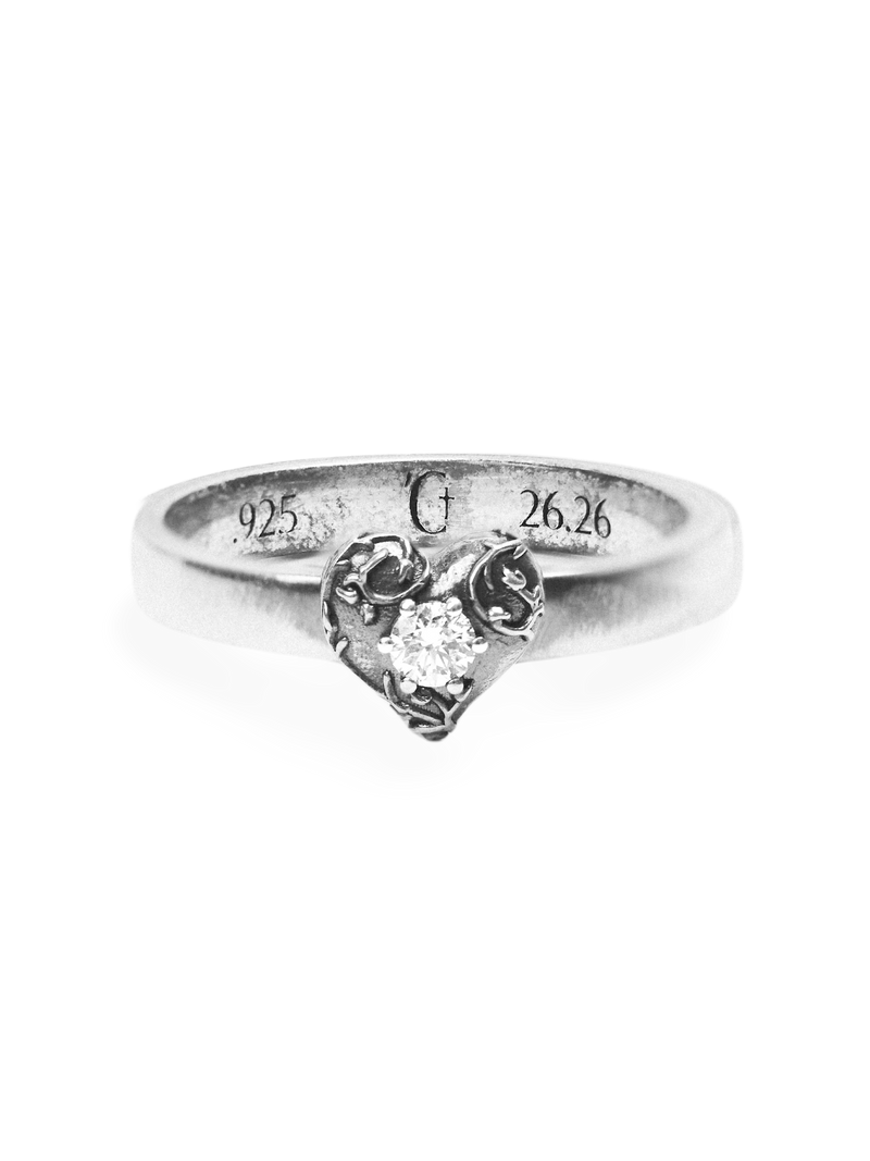 Sacre Coeur Icon Ring, Natural Diamond