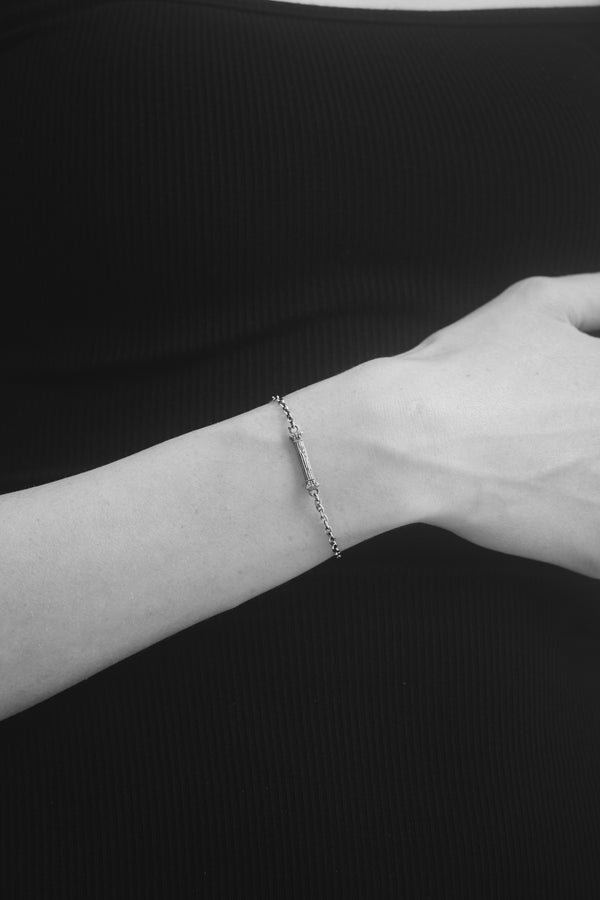 Solo Column Icon Bracelet