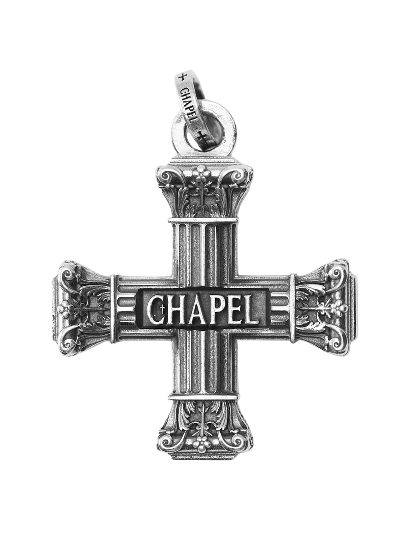 Square Corinthian Crucifix Pendant