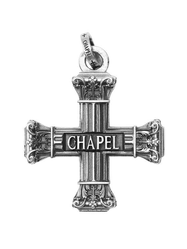 Square Corinthian Crucifix Pendant