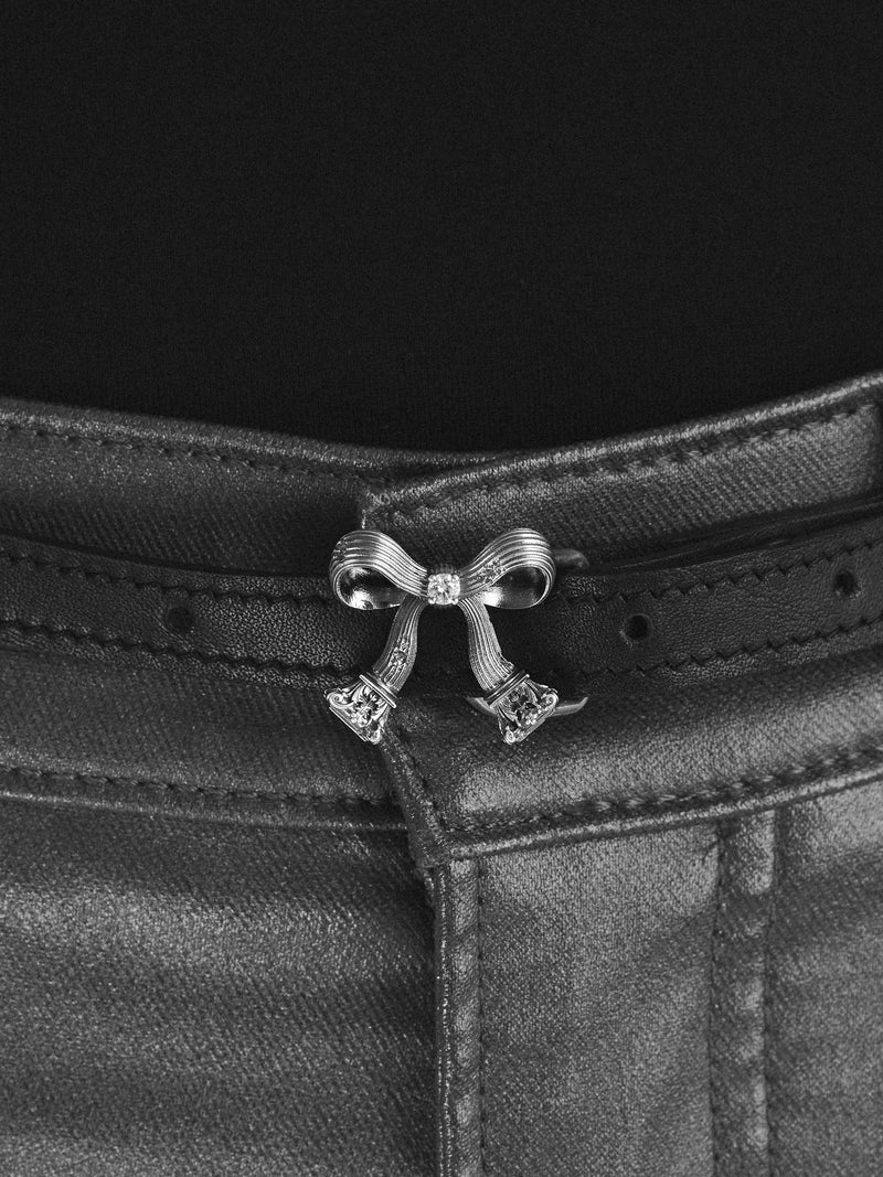 Corinthian Bow Belt, Natural Diamond