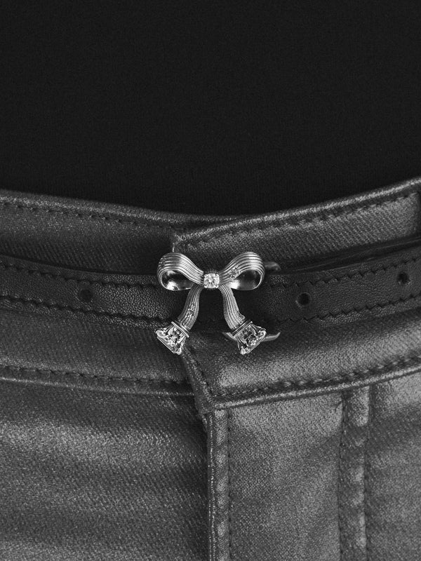 Corinthian Bow Belt, Natural Diamond
