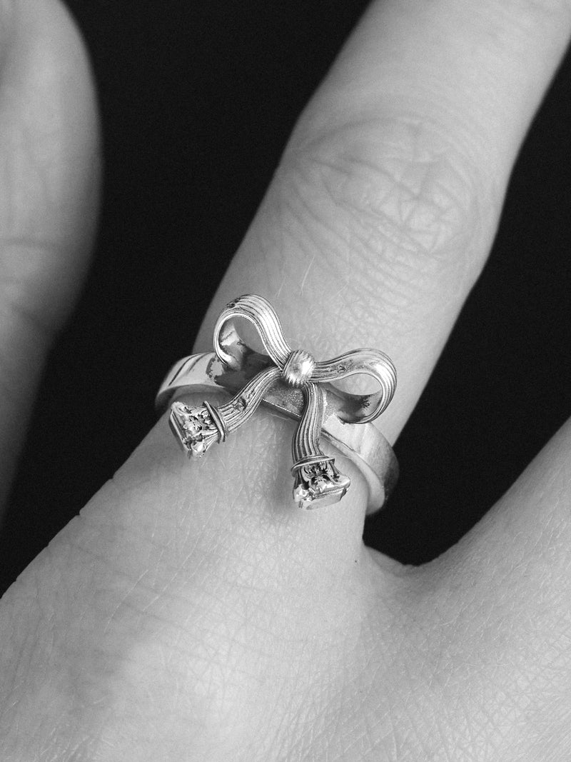 Corinthian Bow Icon Ring
