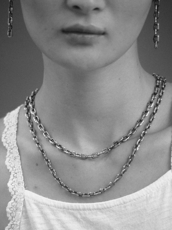 5mm Column-Link Necklace