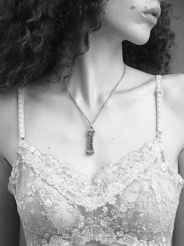Floral Column Pendant