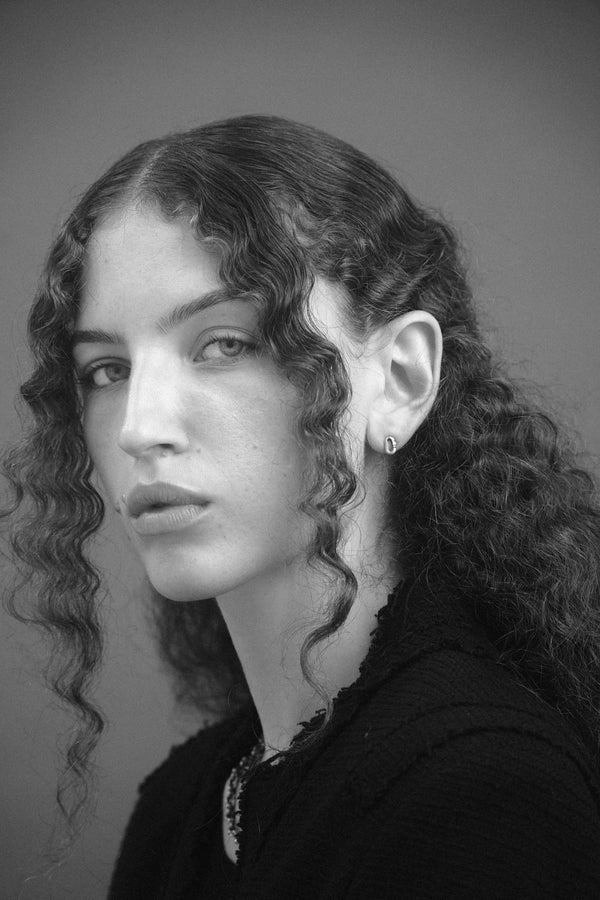 Column-Link Stud Earring