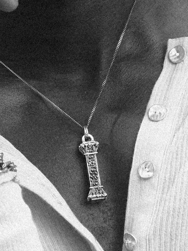 Floral Column Pendant