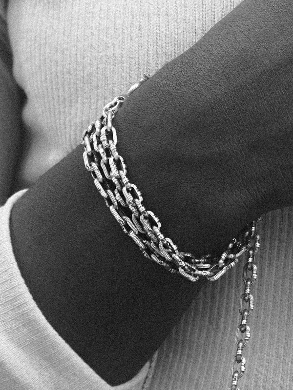 5mm Column-Link Bracelet