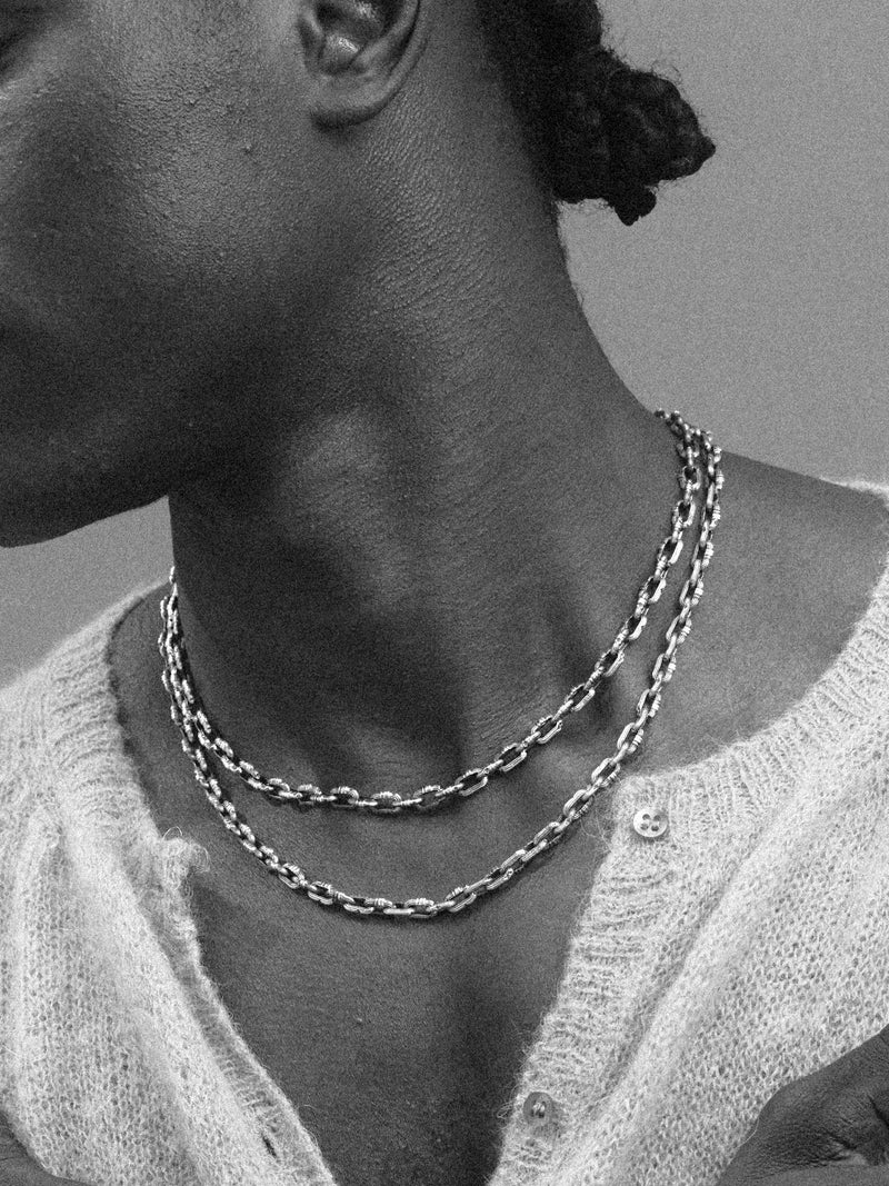 5mm Column-Link Necklace