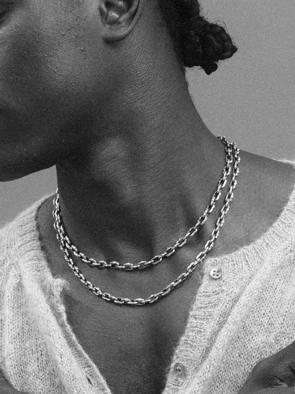 5mm Column-Link Necklace