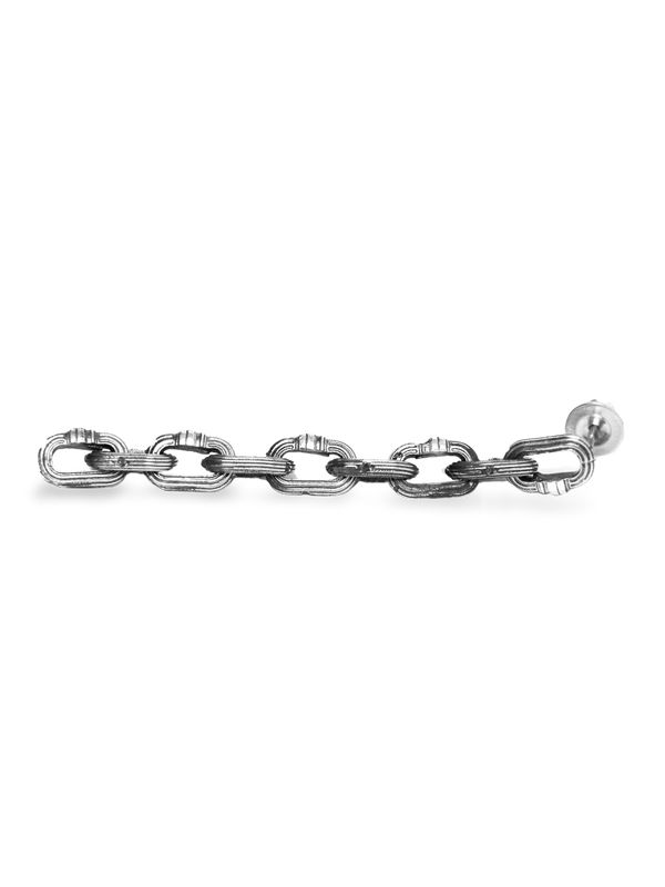 5mm Column-Link Chain Earring