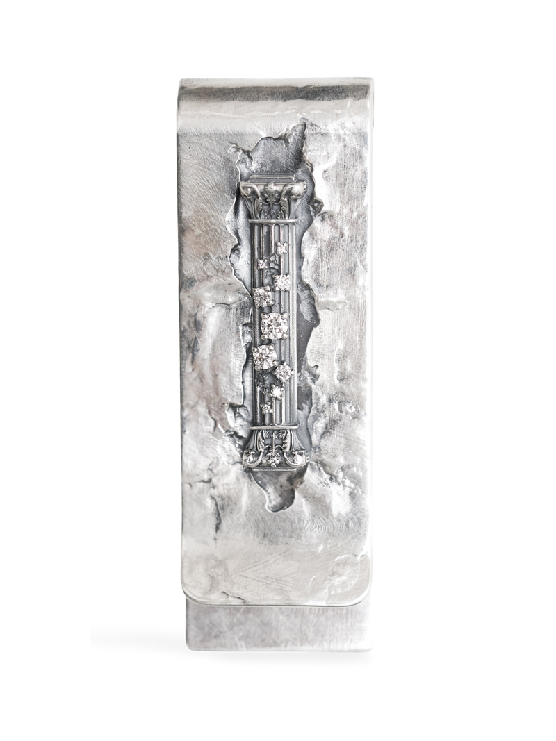 Corinthian Révélé Money Clip, natural diamonds