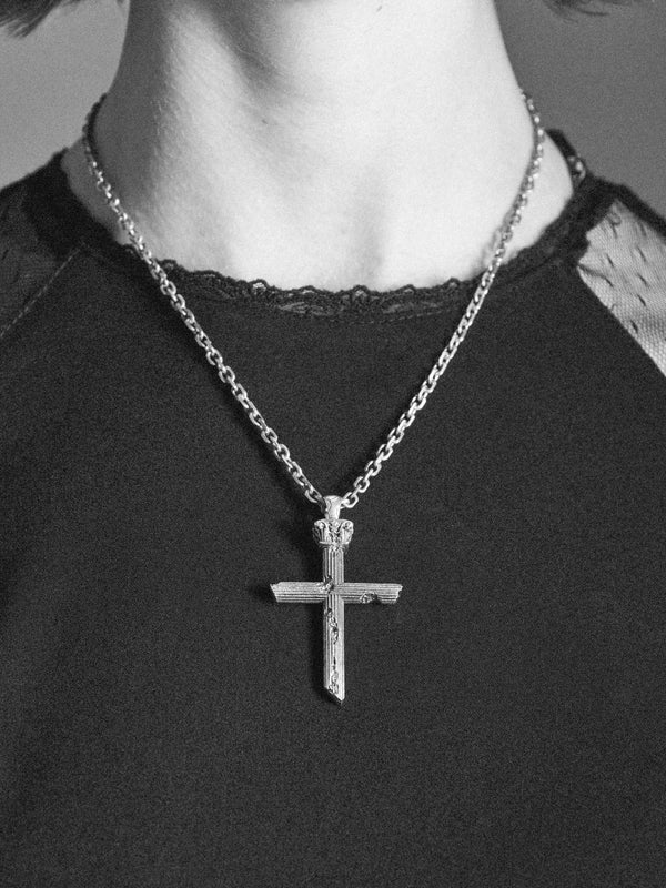 Column Cross Pendant