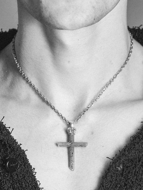 Column Cross Pendant