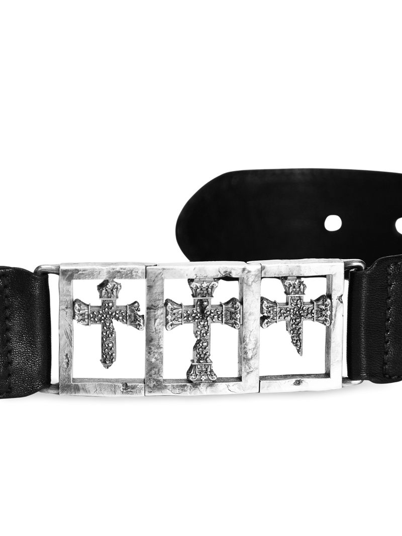 Ruin Buckle, Natural Diamonds on Consecration Paneled Strap