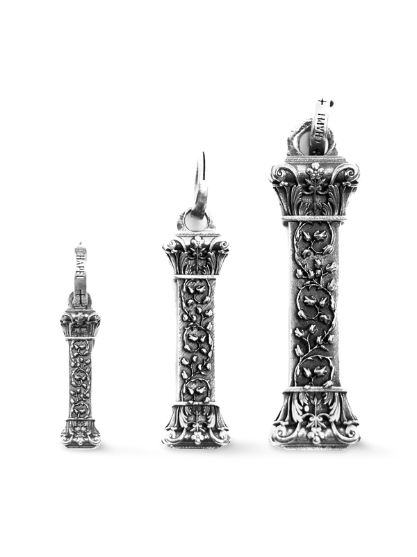 Floral Column Pendant