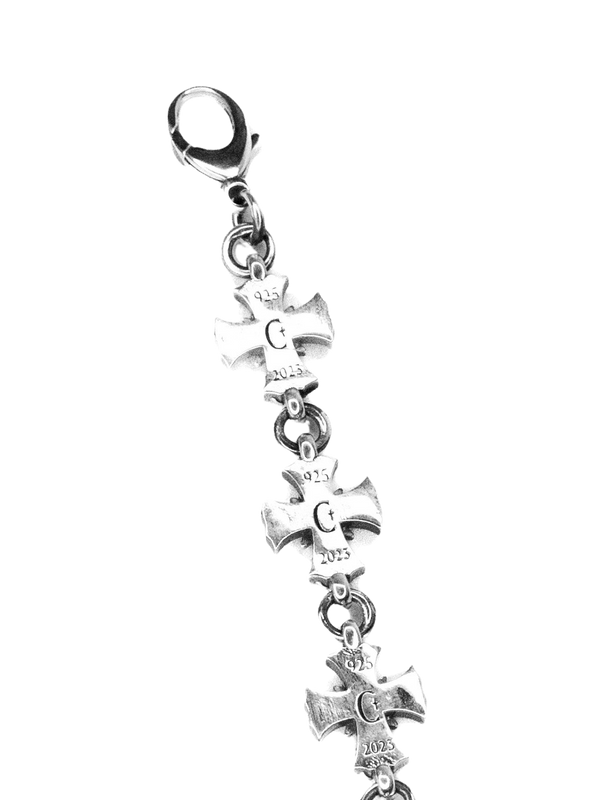 Floral Cross Bracelet