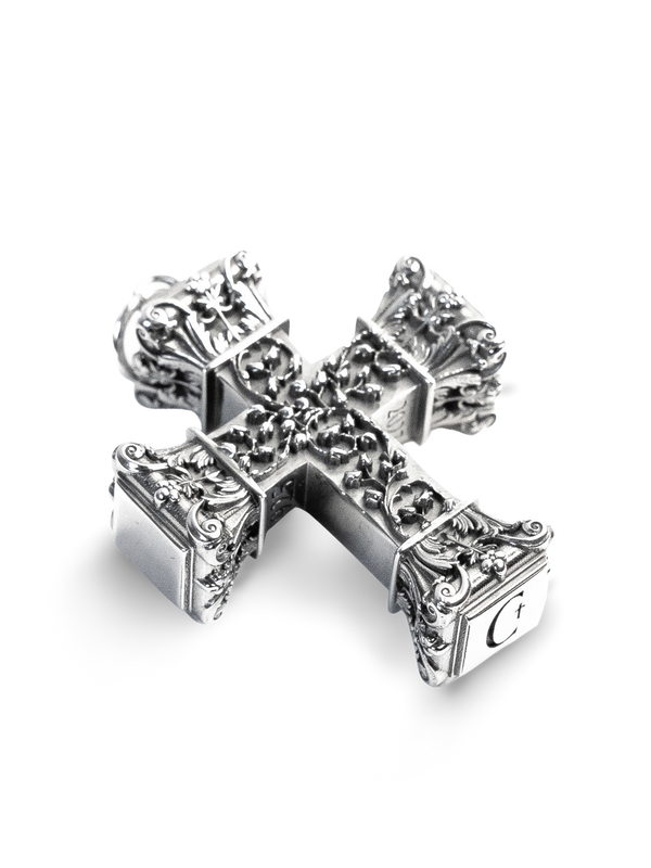Floral Cross Pendant