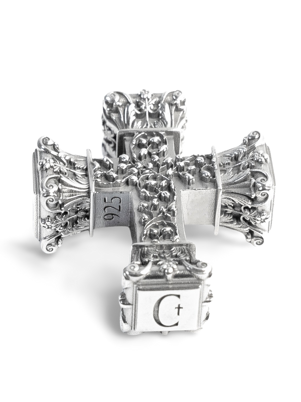 Floral Cross Pendant