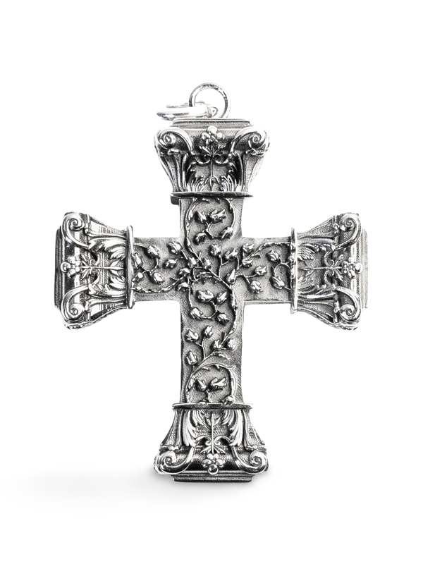 Floral Cross Pendant