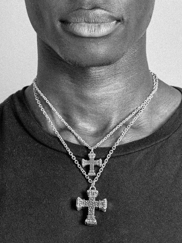 Floral Cross Pendant