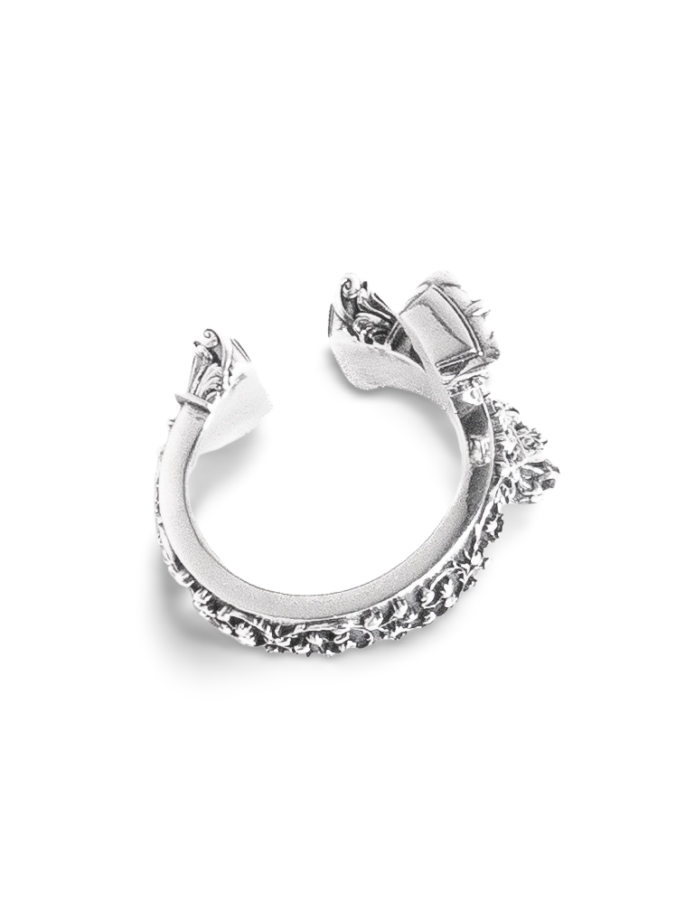 Floral Cross Ring