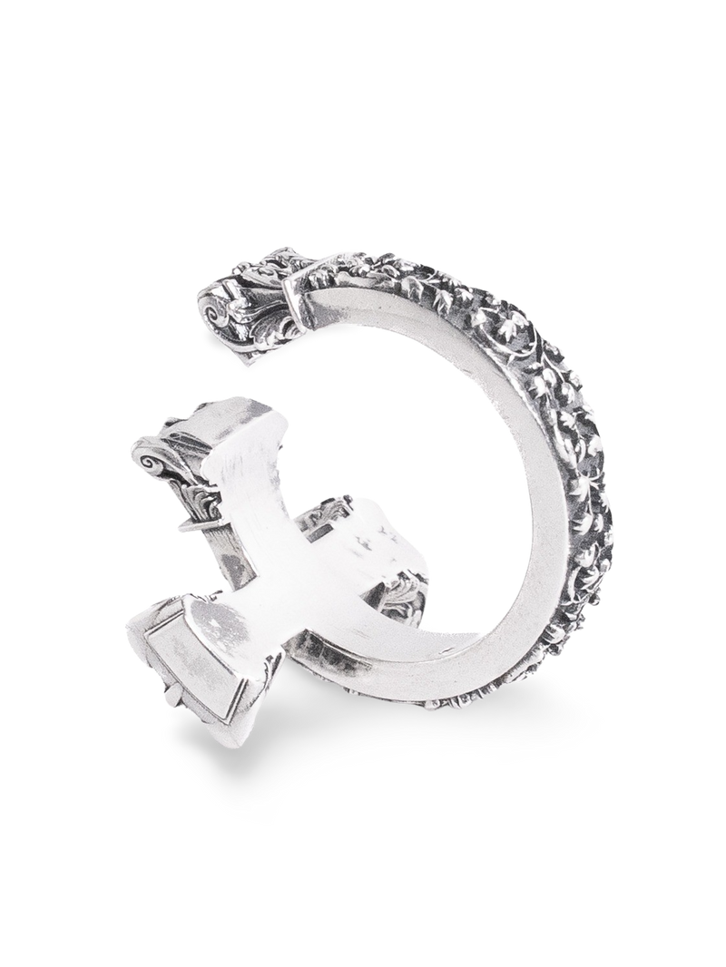 Floral Cross Ring