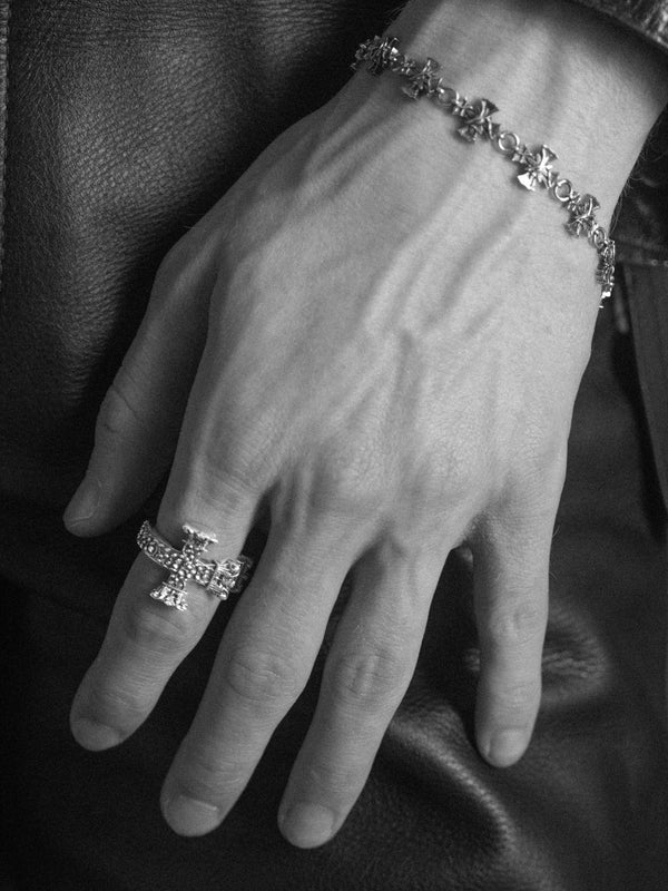 Floral Cross Ring