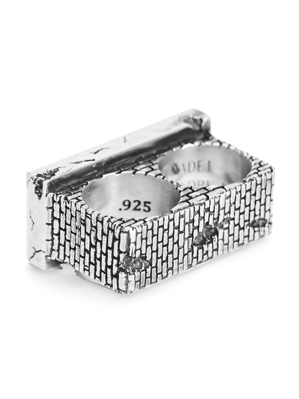 Frieze Two-Finger Ring