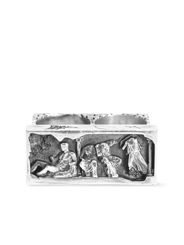 Frieze Two-Finger Ring