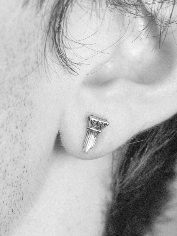 Baby Column Stud Earring